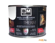 Эмаль Baumaster термостойкая зеленая (6002) до 300°С, 0,4 кг