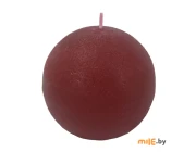 Cвеча декоративная Melt (7,5 см) бургундия
