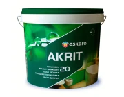 Краска для стен акриловая Eskaro Akrit 20 полуматовая 2,85 л