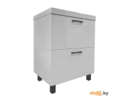 Комплект мебели Garda Verona38_600_PVC с раковиной, 2 части (тумба+умывальник)