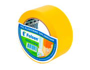 Малярная лента PVC Folsen, желтая, 50мм x 33м 0243350