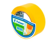 Лента малярная PVC Folsen желтая 50мм x 33м 0243350