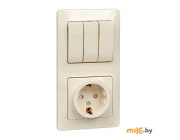 Блок Schneider Electric Glossa GSL000278 (бежевый)