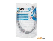 Подводка гибкая для воды AV Engineering AVE21740 (иголка м10 - гайка 1/2 40 см)