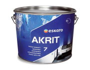Краска моющаяся шелково-матовая для стен Eskaro Akrit 7 9,5