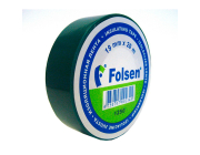 Изоляционная лента Folsen 19мм x 20м, зелёная 012503
