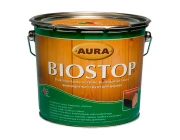 Грунтовка Aura Wood Biostop 9 л (прозрачный)