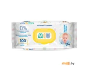 Салфетки влажные для детей MIU с экстрактом ромашки 100 шт.