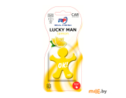Ароматизатор на полимерной основе для автомобиля Real Fresh Lucky man Lemon