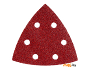 Шлифлист 93мм дельта Р80 для дерева 6 отверстий 5шт. GEPARD (GP5006-80)