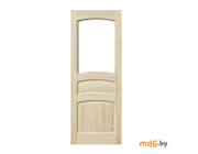 Дверное полотно ПМЦ M16-О (массив/натуральный) под остекление 2000x900