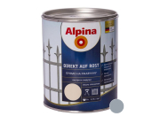 Эмаль Alpina прямо на ржавчину RAL7040 серый 750 мл/0,878 кг