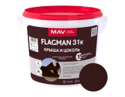 Краска водно-дисперсионная Flagman ВД-АК-1031к матовая 5 л шоколадно-коричневый