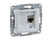 Розетка Schneider Electric Sedna SDN4300121 RJ45 категория 5e UTP белый