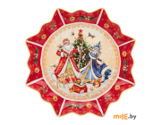 Блюдо Lefard Дед Мороз и Снегурочка (85-1738) Новый год