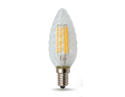 Лампа сд FILAMENT свеча витая TC37 E14 7W 2700K DECO Premium теплый свет 32431 7