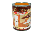 Эмаль Dekor для пола износоустойчивая глянцевая 0,8 кг (цвет: золотисто-коричневый)