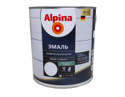 Эмаль алкидная Alpina Эмаль универсальная белая шелковисто-матовая 2,5 л/ 2,95 кг