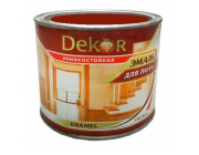 Эмаль Dekor для пола износоустойчивая глянцевая 1,8 кг (цвет: красно-коричневый)