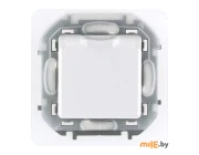 Розетка с крышкой и шторками 2P + E Legrand Inspiria (673740) белый
