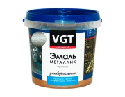 Эмаль VGT ВД-АК-1179 Металлик полуглянцевая 1 кг (серебро металлик)