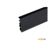 Плинтус напольный ПВХ Cezar Hi Line Prestige М9005 (чёрный матовый)