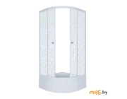 Душевое ограждение Triton Стандарт 90x90 В 1/4 круга