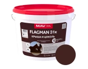Краска водно-дисперсионная Flagman ВД-АК 1031к №385 матовая 11 л вишневый