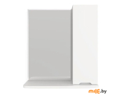 Шкаф зеркальный Моника 62 правый б/о (белый)