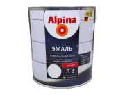 Эмаль алкидная Alpina Эмаль универсальная белая глянцевая 2,5 л/ 2,78 кг