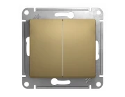 Выключатель Schneider Electric Glossa GSL000451 (2 клавиши/титан)