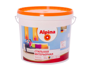 Краска под колеровку водно-дисперсионная Alpina Стильная интерьерная База 3 14,9 кг (прозрачный)