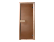 Дверь для сауны DoorWood (стекло матовое, хвоя) 1900x700