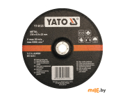 Круг шлифовальный Yato по металлу (YT-6124) 125x22,2x6 мм