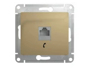 Розетка телефонная Schneider Electric Glossa GSL000481T RJ11 титан