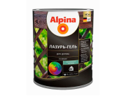 Средство защитно-декоративное Alpina Лазурь-гель для дерева шелковисто-матовая алкидное бесцветное 0,75 л / 0,64 кг