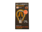 Лампа светодиодная LED F A60 E27 8 Вт (3000 К)