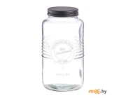 Банка для сыпучих продуктов стеклянная Zeller Old fashioned (19532) 2000 мл