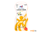 Ароматизатор на полимерной основе для автомобиля Real Fresh Lucky man Vanilla