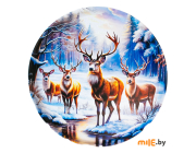 Поднос Металлист Олени PD121