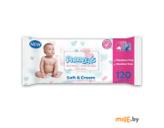 Влажные салфетки детские Paddlers Soft and Cream 120 шт.