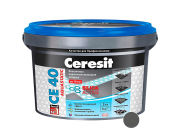Фуга Ceresit CE 40 2 кг графит №16 водостойкая