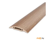 Порог с монтажным каналом Ideal 217 1600x42 мм (дуб тёмный)