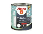 Эмаль алкидная Alpina Эмаль универсальная белая глянцевая 0,75 л/ 0,83 кг