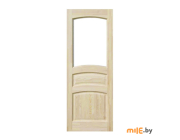 Дверное полотно ПМЦ M16-О (массив/натуральный) под остекление 2000x700