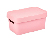 Коробка Curver Infiniti с крышкой 4,5 л розовая