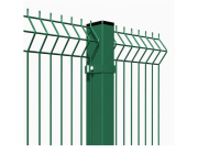 Панель 3D заборная Lihtar (3/4 мм; 1530х2500 мм; яч.200х50 мм) зелёная