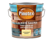 Лак Pinotex Lacker Sauna 20 полуматовый 2,7 л (прозрачный)