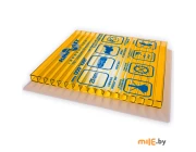 Сотовый поликарбонат Kinplast Eco-plast (желтый) 2100x6000