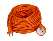Удлинитель-шнур кабель 2x1 20 м оранжевый 01618